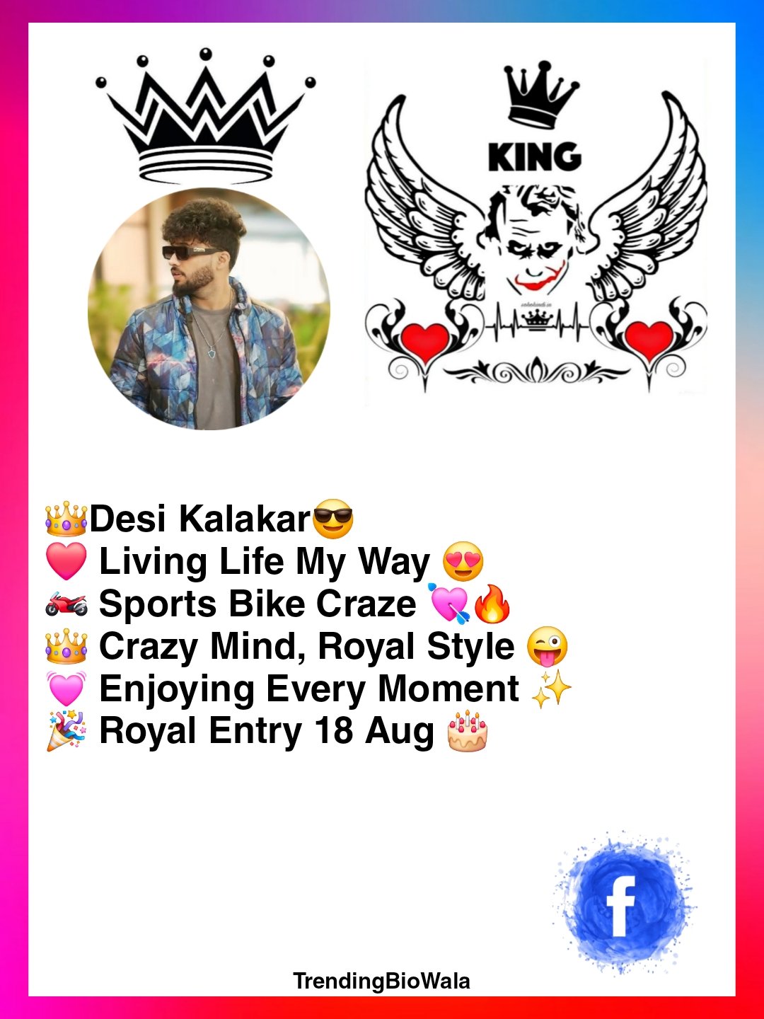 Unique Bio For Facebook For Boy