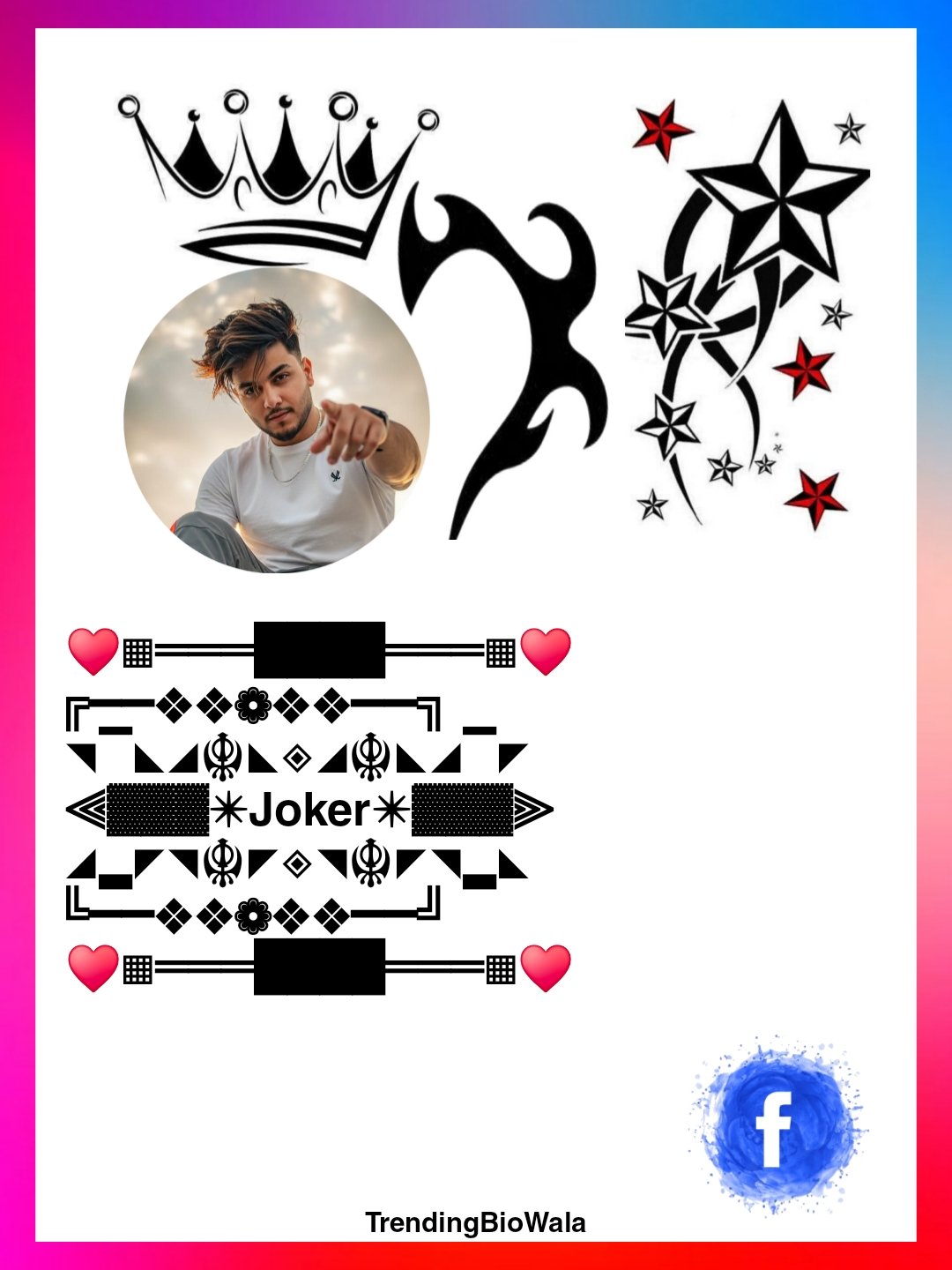 Facebook VIP Bio