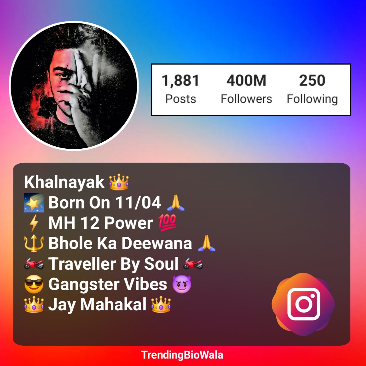 Attitude Instagram Bio For Gangster