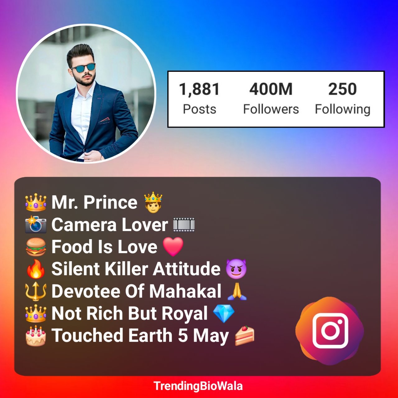 Instagram Bio For Boys