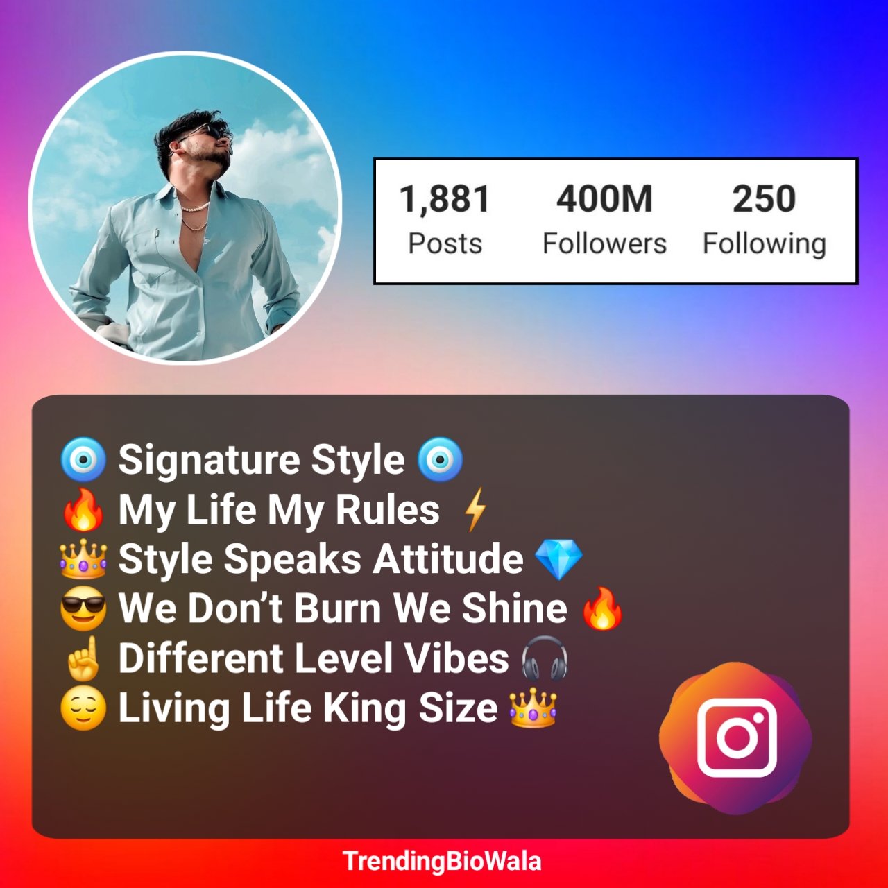 Trending Instagram Bio For Boys
