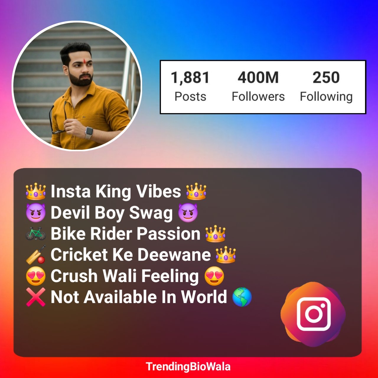 Hindi Bio For Instagram For Boy