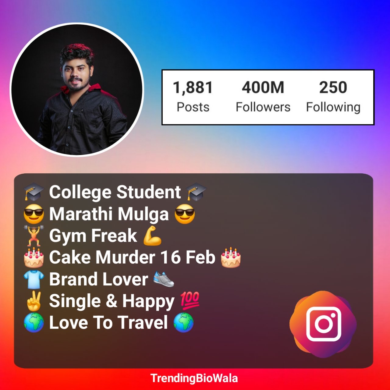 Marathi Bio For Instagram For Boy