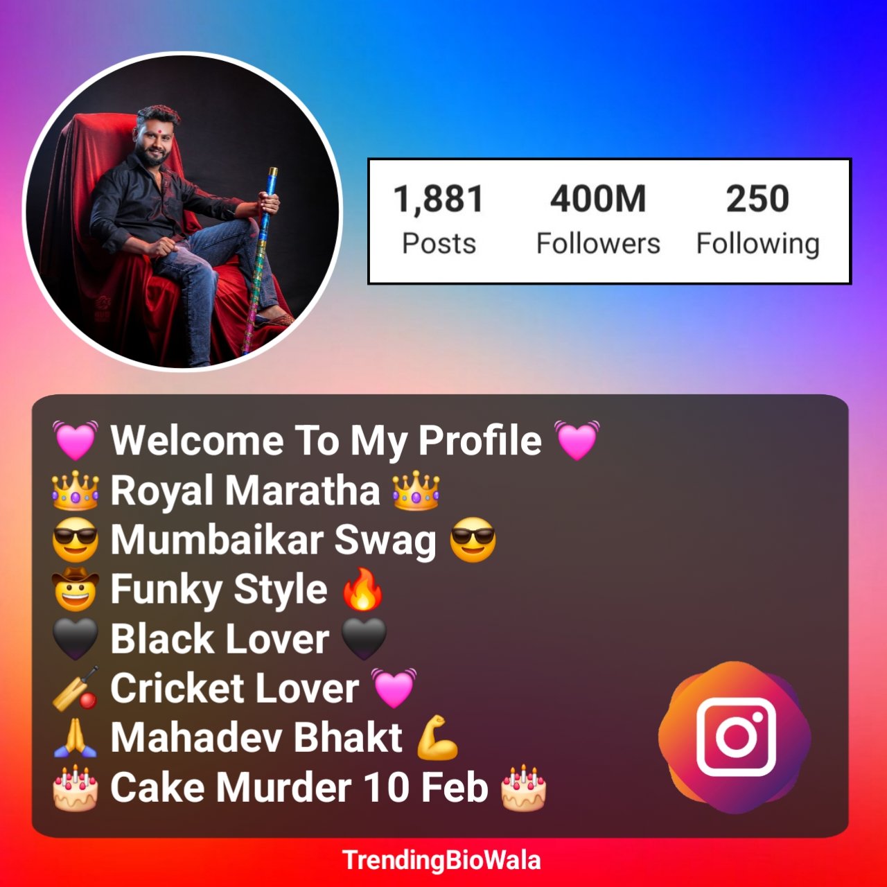 Marathi Bio For Instagram