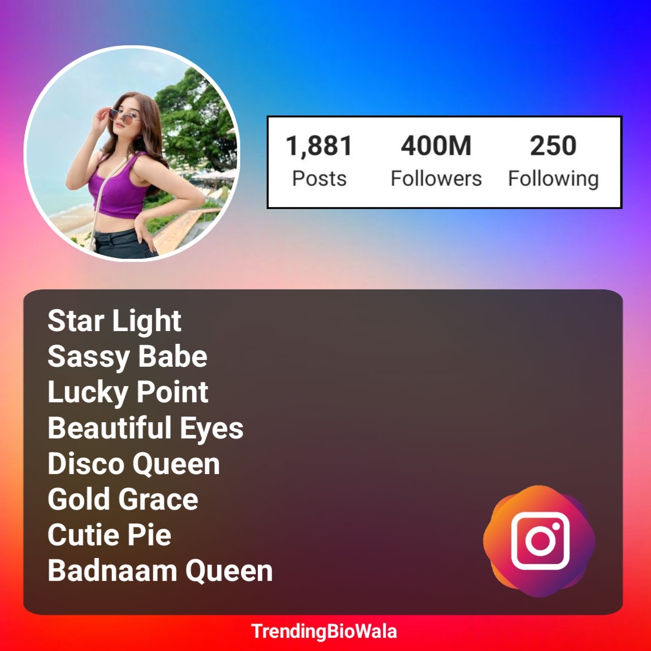 Simple Username For Instagram For Girl