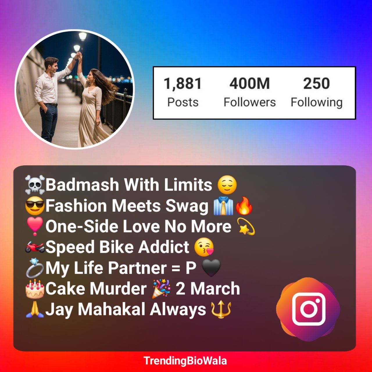 Instagram Bio Love