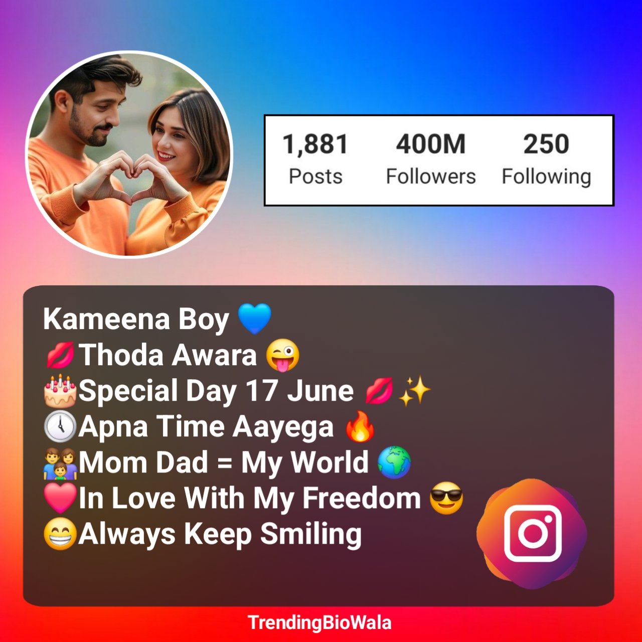 Heart Touching Love Bio For Instagram